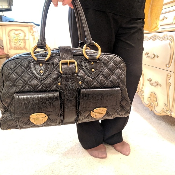 MARC JACOBS BLACK LEATHER HANDBAG!!! EXCELLENT!! - Picture 8 of 8